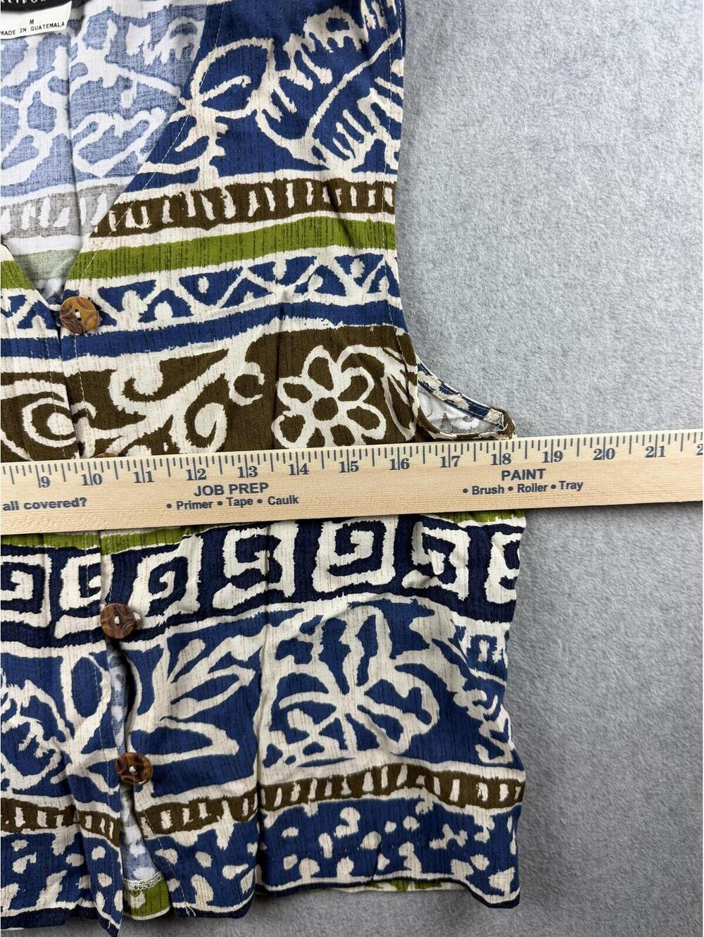99s tribal print vest Ms Choice California vest - Picture 5 of 7
